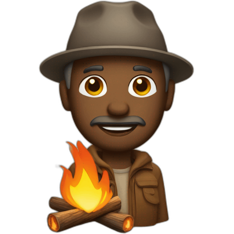 campfire man emoji