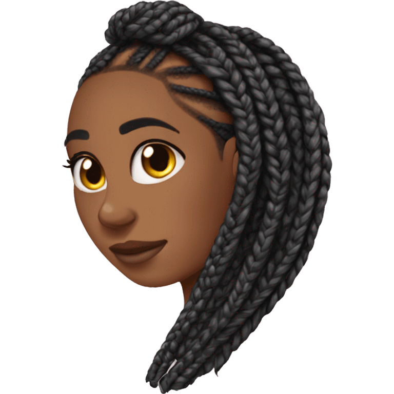 box braids  emoji