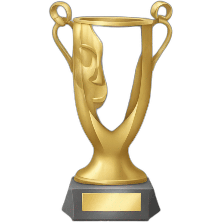 Trophée pied emoji