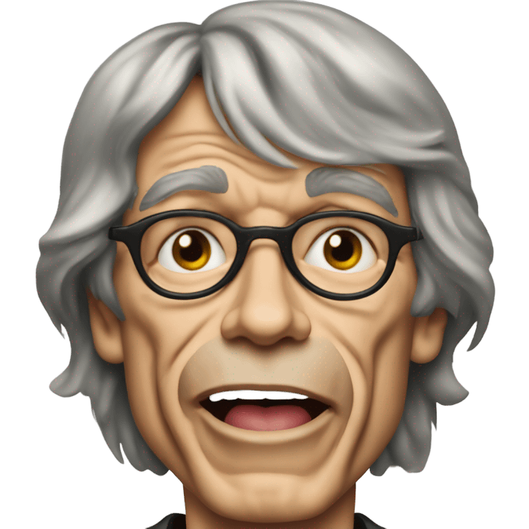 mick jagger crazy emoji