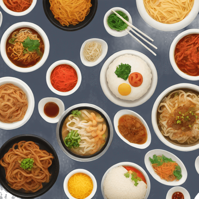 Korean food emoji