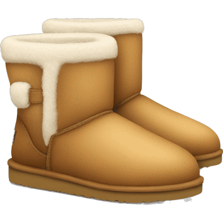 a pair of low uggs fur emoji