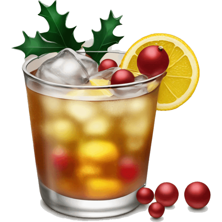 Christmas cocktails emoji