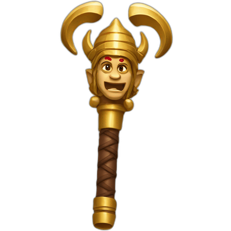 Hanuman mace emoji