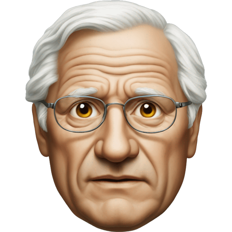 A photorealistic portrait of a man, Carl Jung emoji