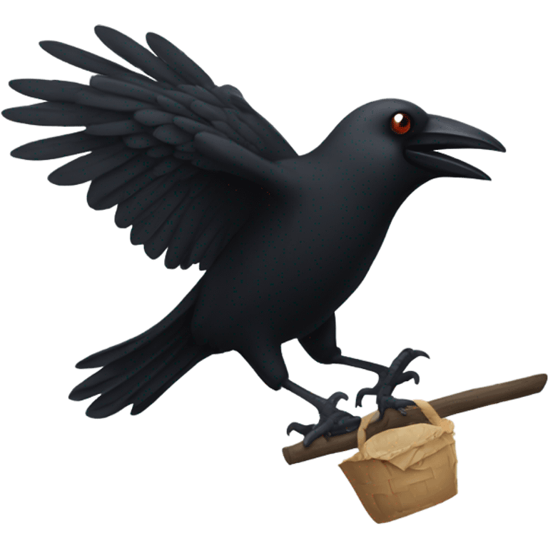 Murder of crows emoji