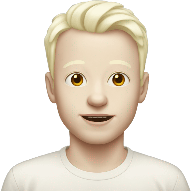 dominic as albino  emoji