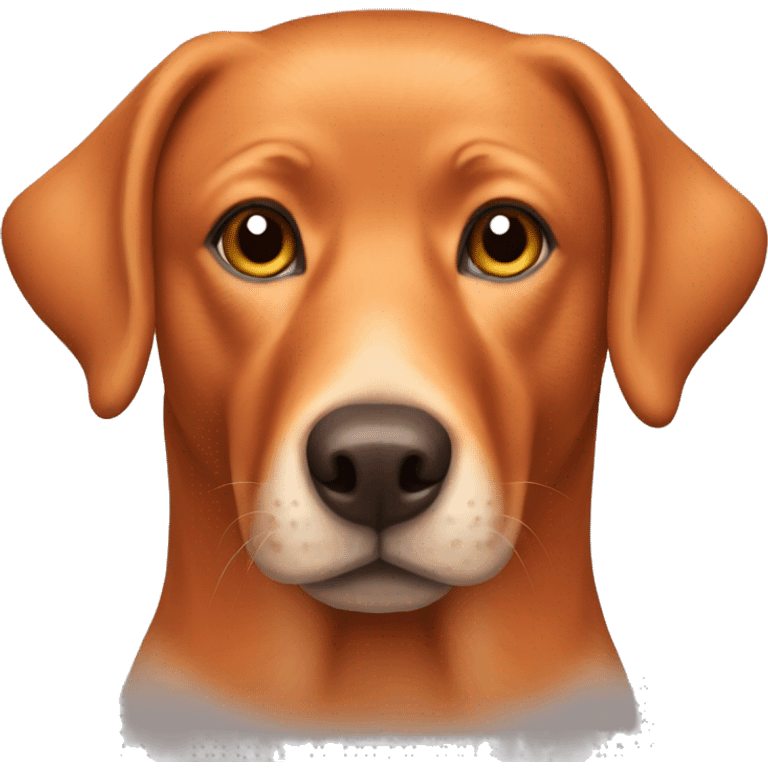 fox red labrador  emoji