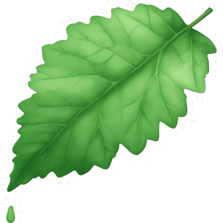 Hoja de menta emoji