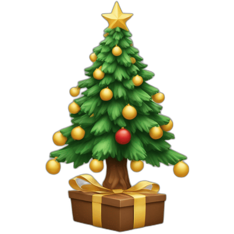 Un sapin de Noël géant  emoji