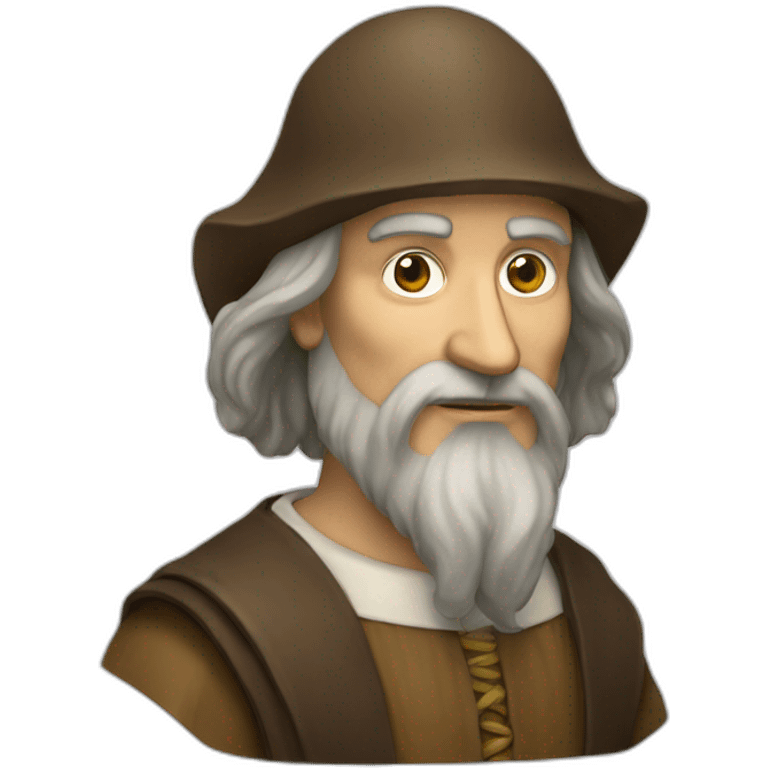 leonardo da vinci emoji