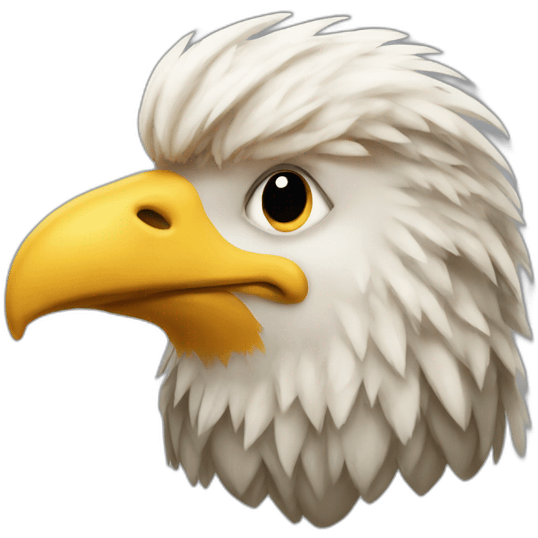 Trump as an eagle pig emoji