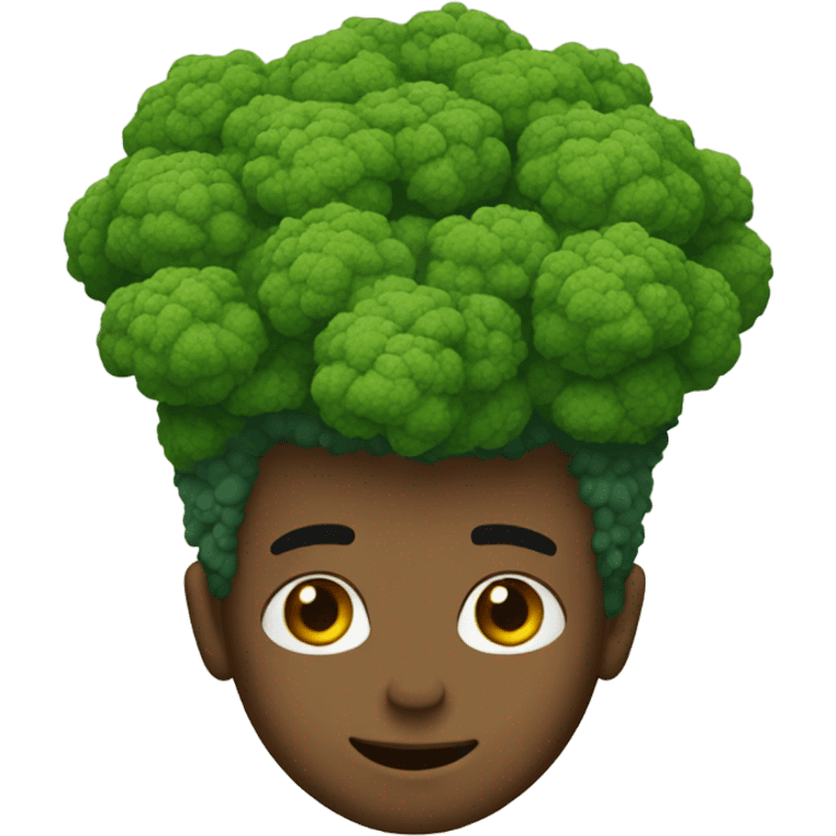 guy with broccoli hair emoji