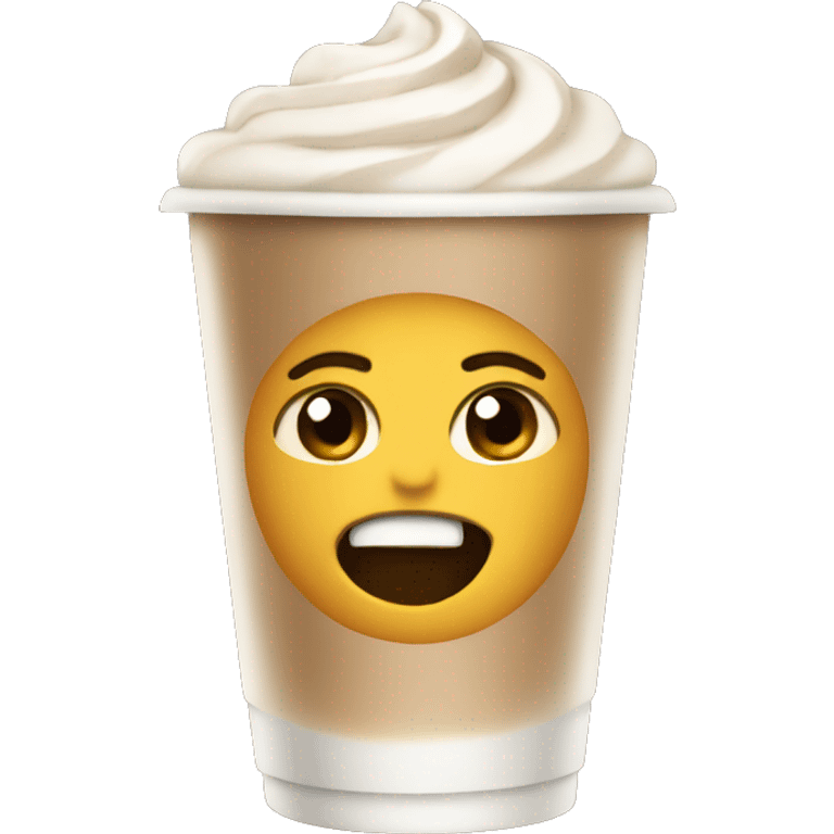 starbucks latte emoji