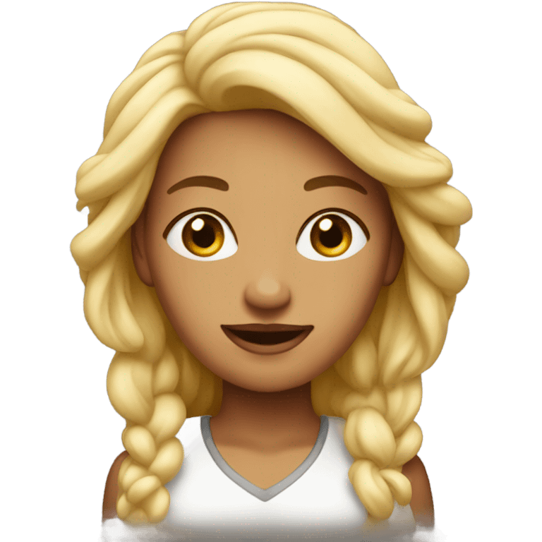 Well built woman emoji