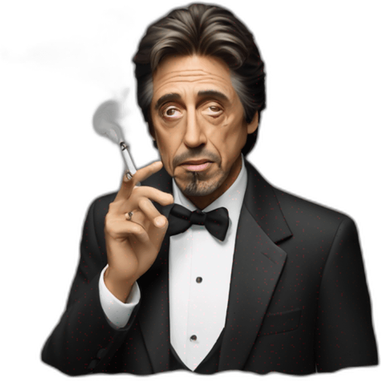 Al Pacino smoke ciage emoji