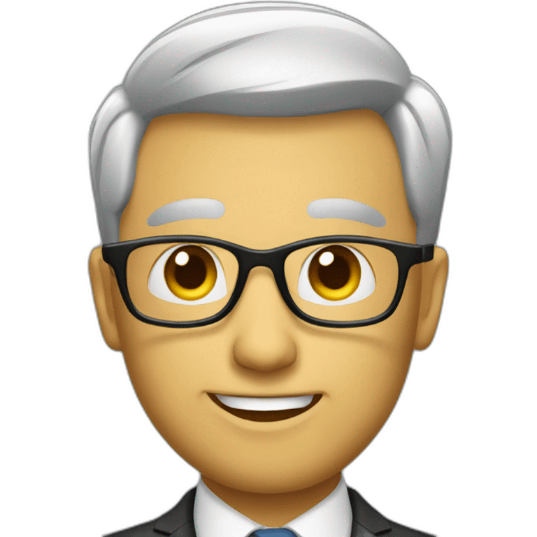 A business gentleman emoji