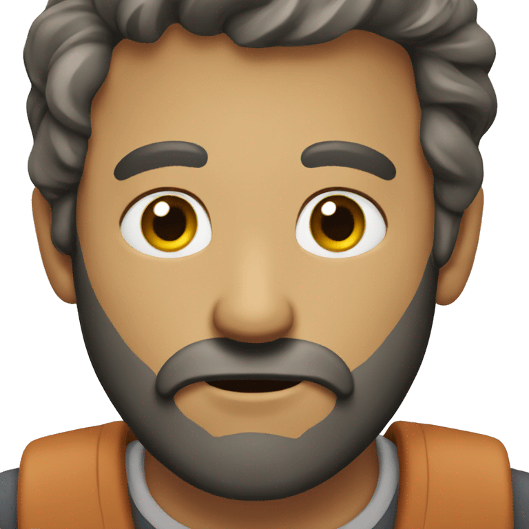 beard guy wondering emoji