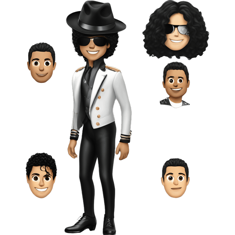 Michael Jackson ad Cristiano ronaldo emoji