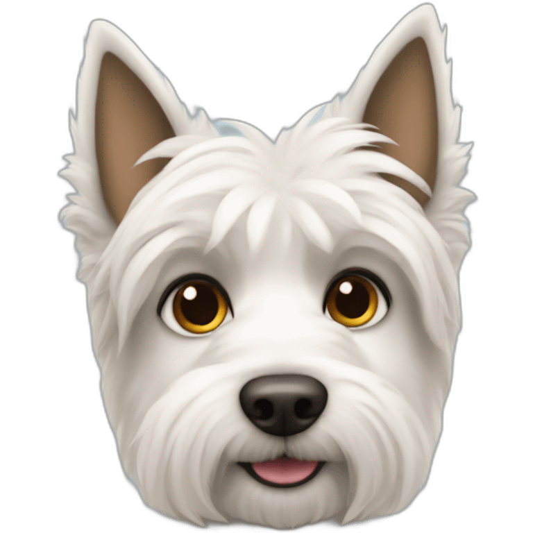 white western terrier emoji