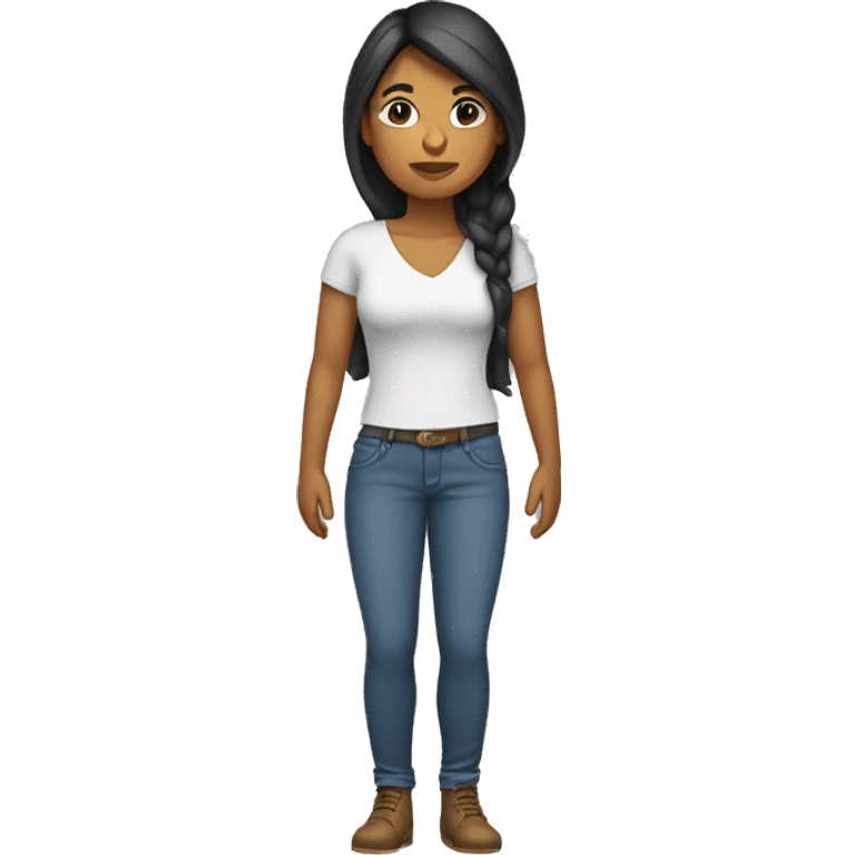 Mujer colorada emoji