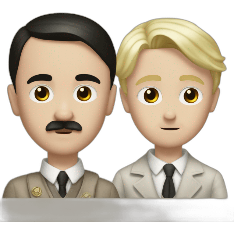 Adolf hitler and drago malfoy emoji