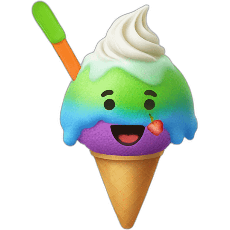 Shave ice emoji