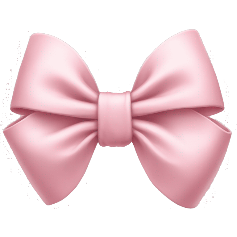 Pale Pink bow emoji