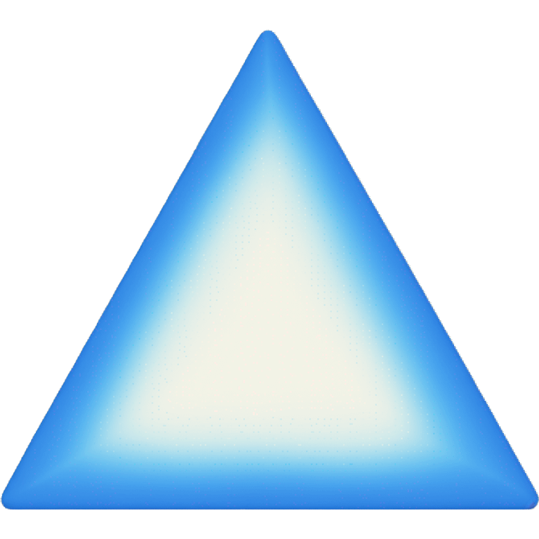 Upside-down blue triangle emoji