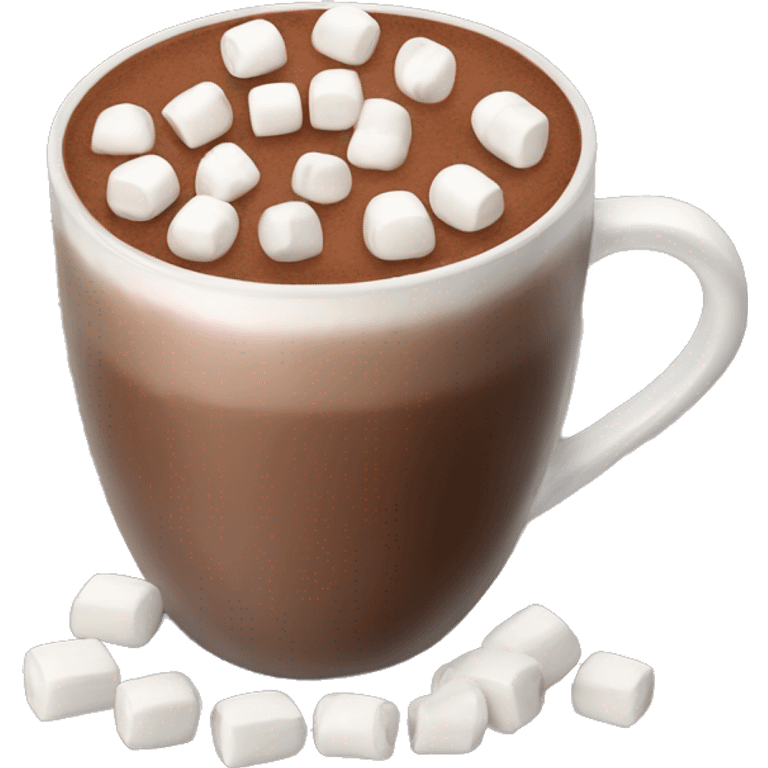 hot chocolate with marshmallows emoji