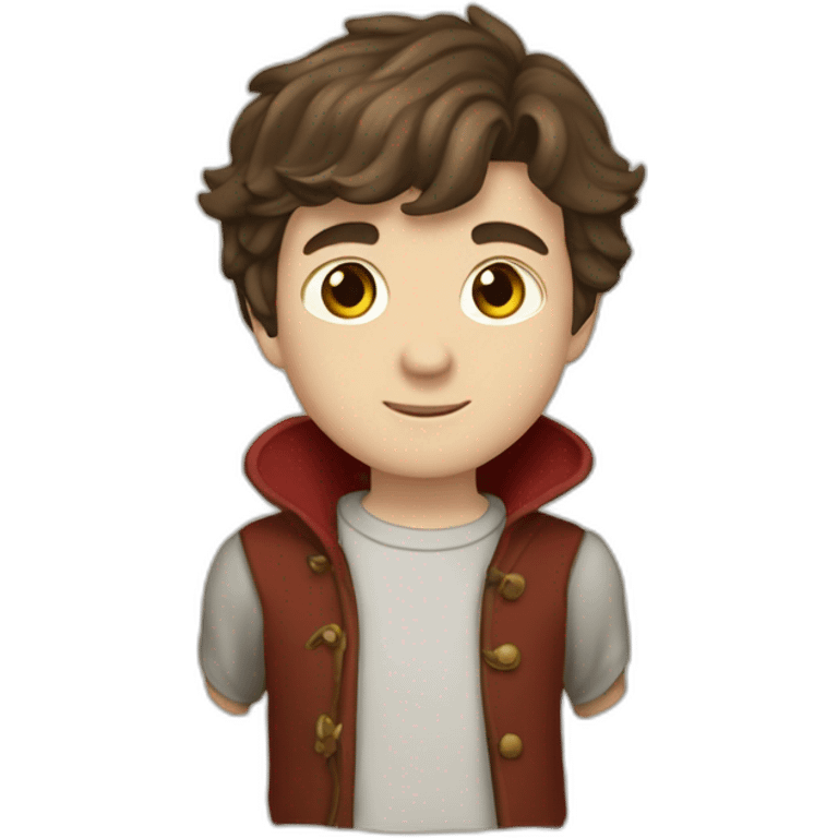 Edmund Pevensie Narnia with a t-shirt emoji