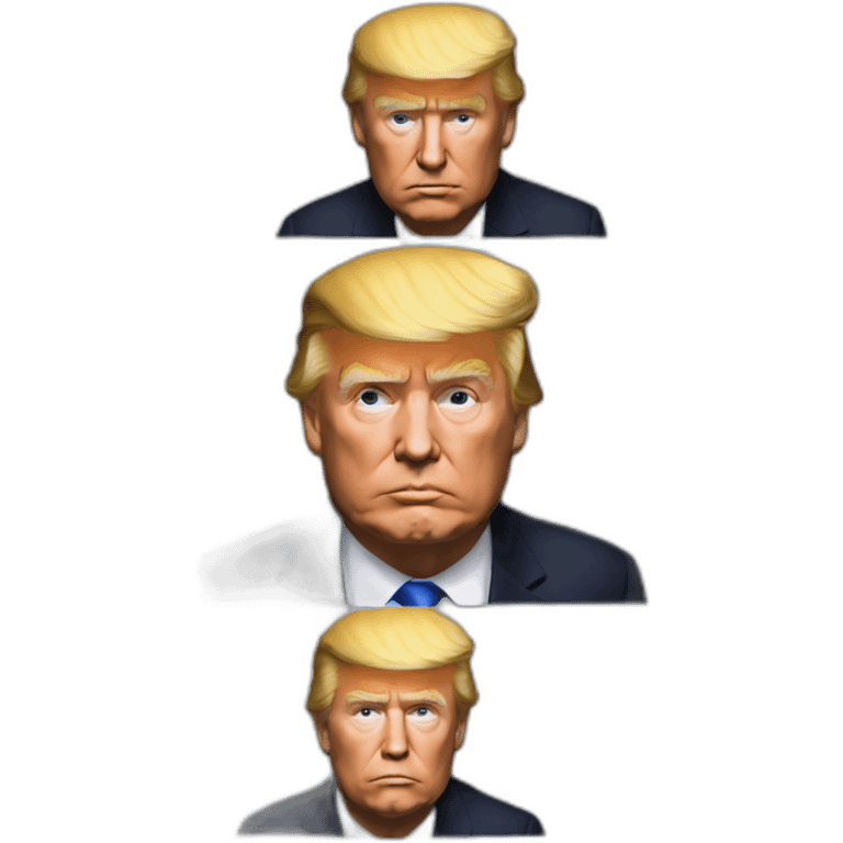 donald trump mugshot emoji