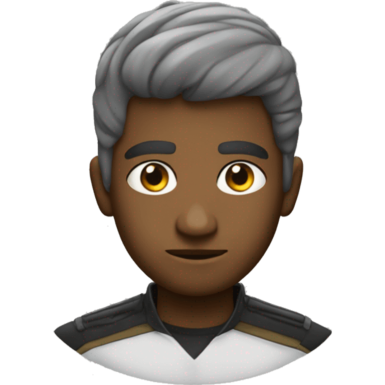 Una guerra de pelo negro  emoji