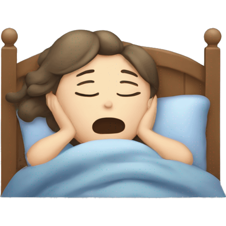 snoring girl emoji