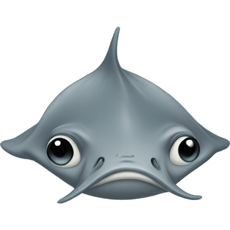 Stingray cartoon emoji