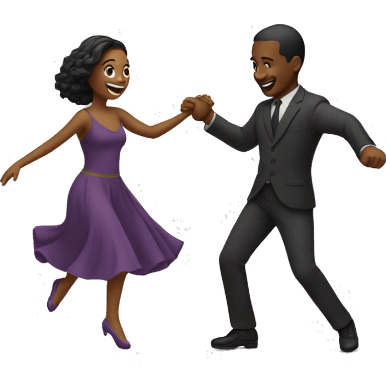 Couple dancing emoji