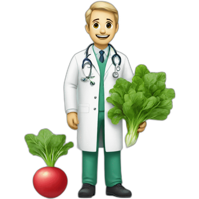 radish doctor emoji