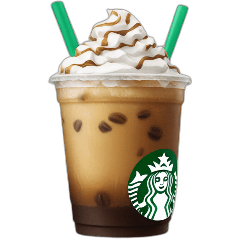 starbucks coffee iced emoji