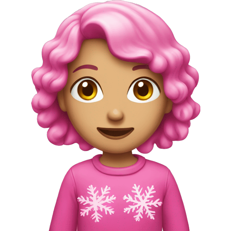 Pink Christmas  emoji