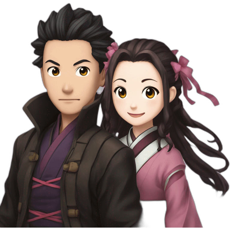 tanjiro and nezuko emoji