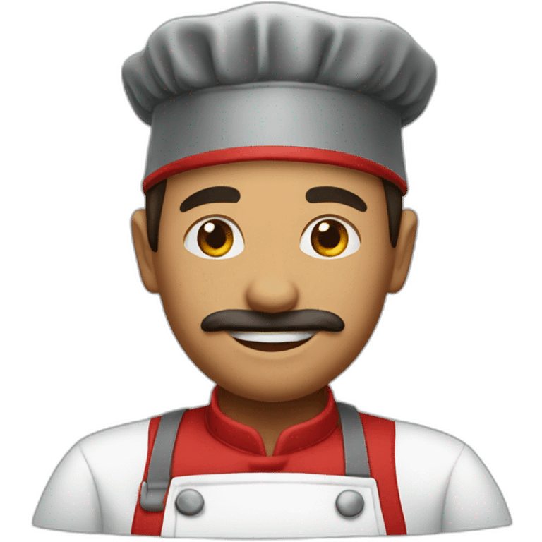 Cook-whit-red-cap emoji