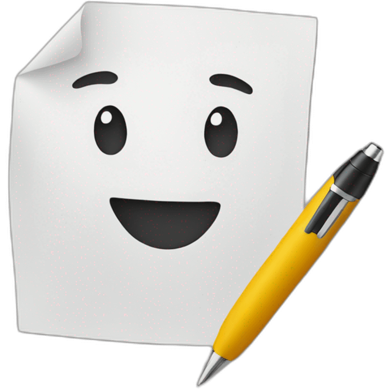 paper anda pen emoji