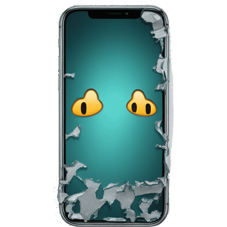 iPhone 16 pro Broken display  emoji