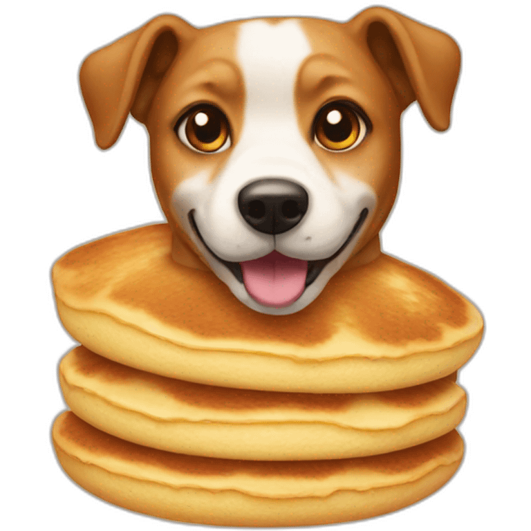 Pancake dog emoji