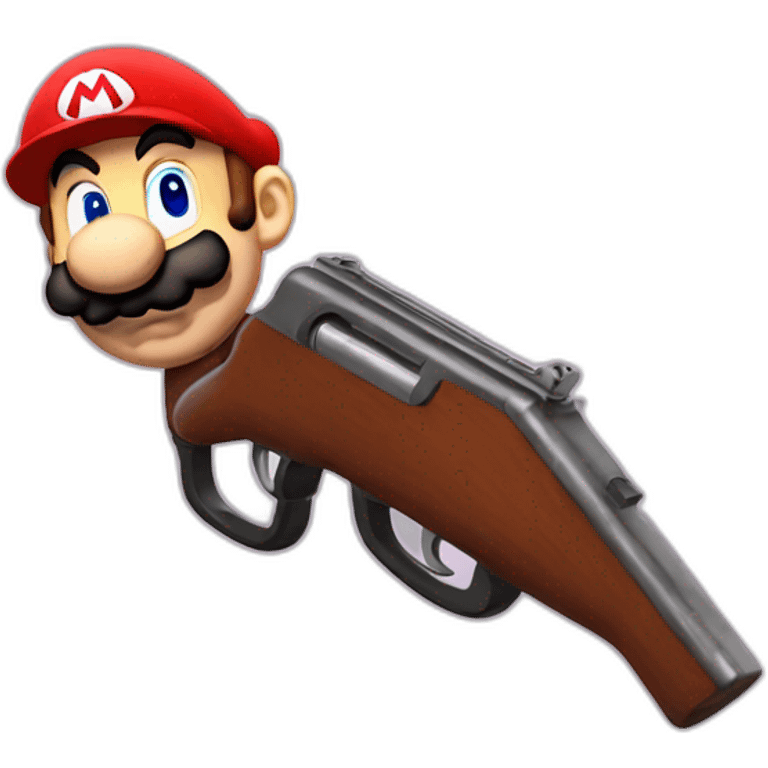 mario shotgun emoji