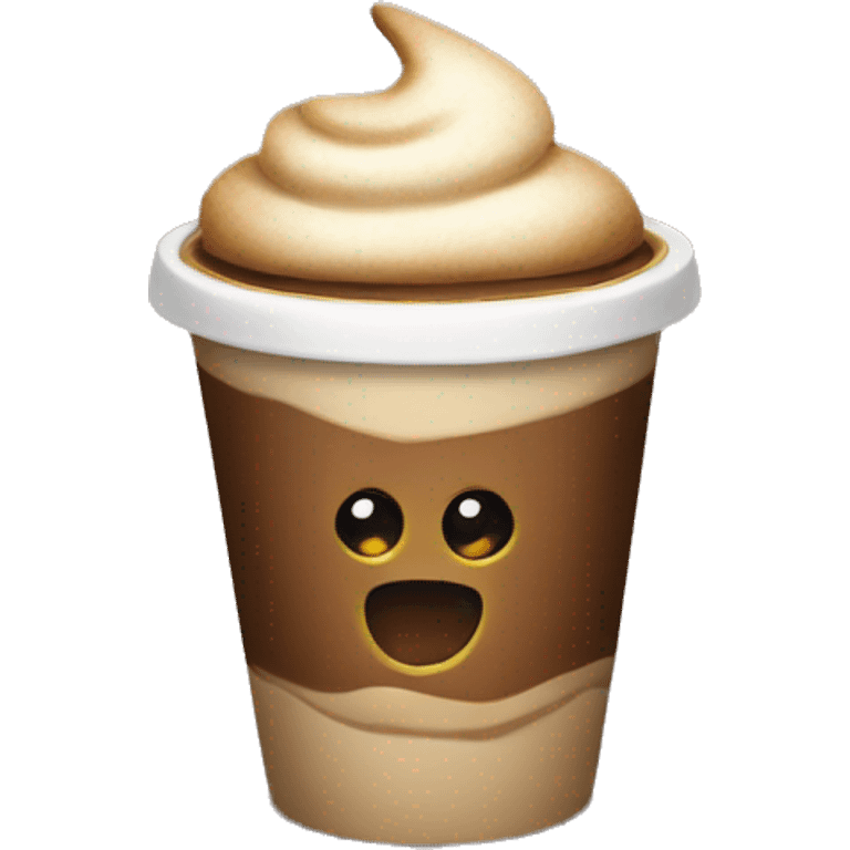 Christmas coffee emoji