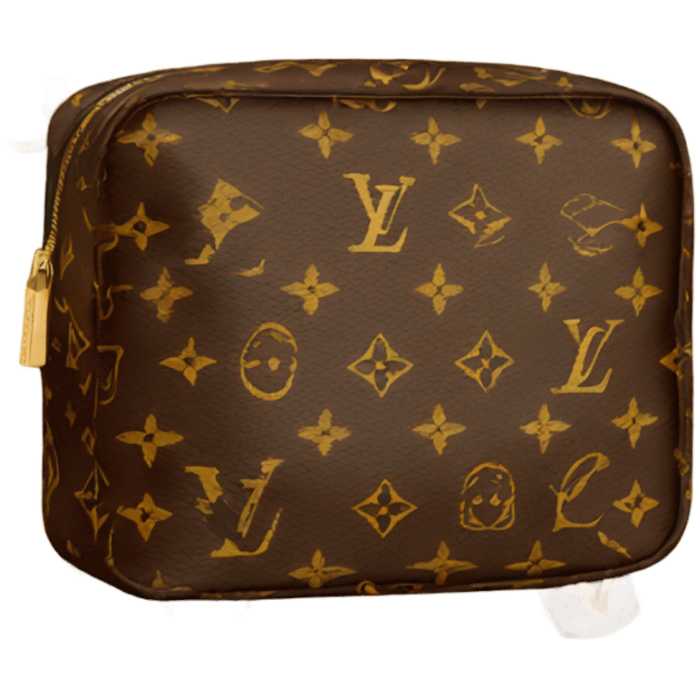 Louis Vuitton cosmetic bag  emoji