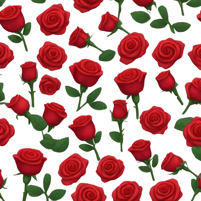 Red rose emoji