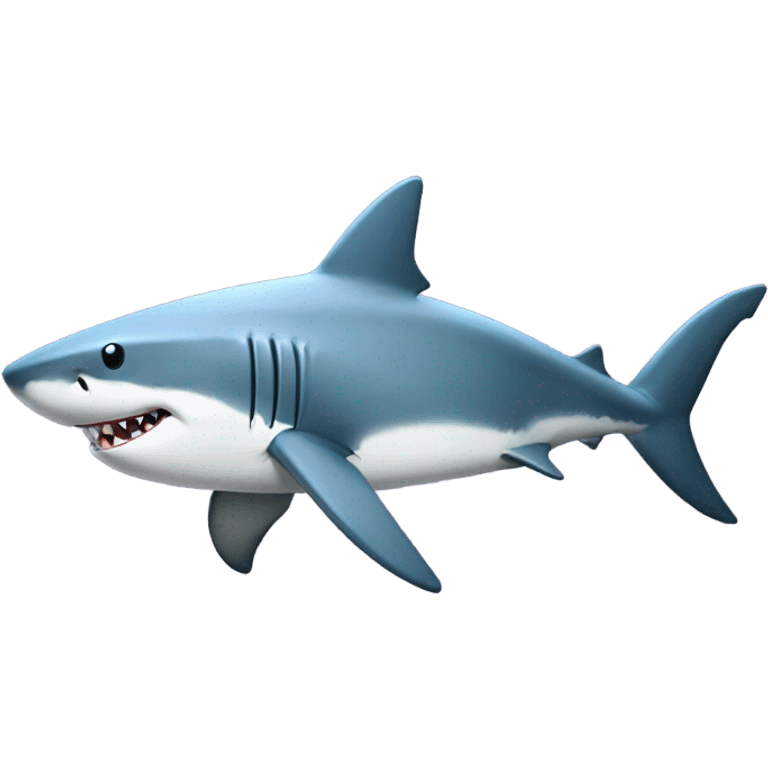 Shark with tank emoji