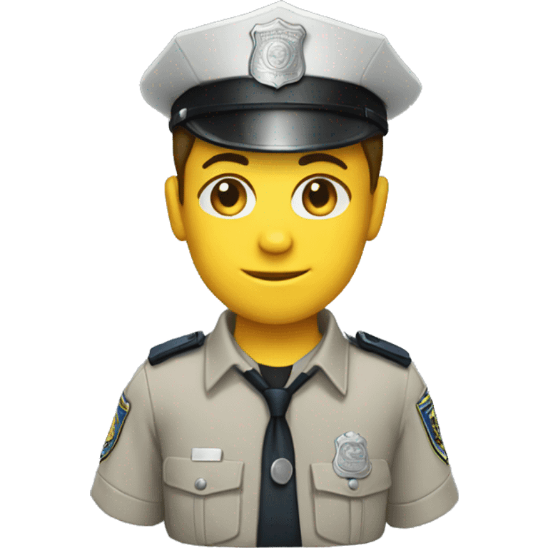 a police uniform clothes shirt emoji